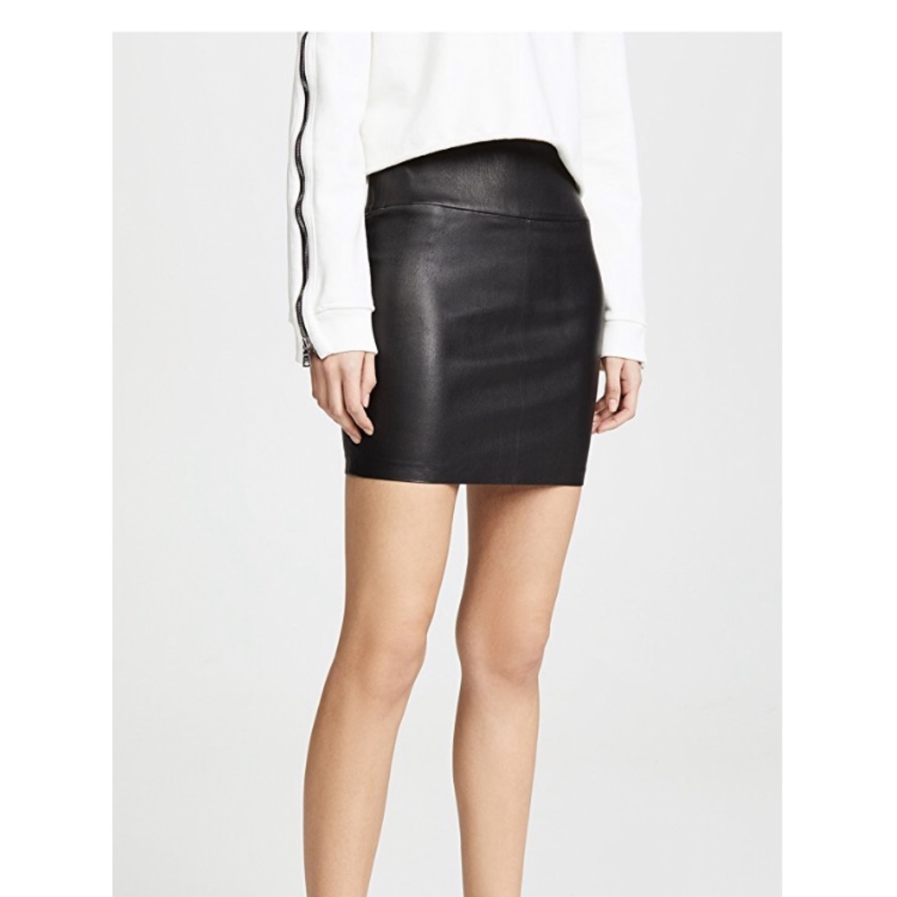SPRWMN Leather Miniskirt